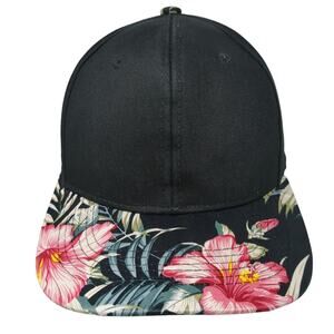 Ace Cap Inc Snapback Hat Multicolor One Size Floral Hibiscus Hawaiian